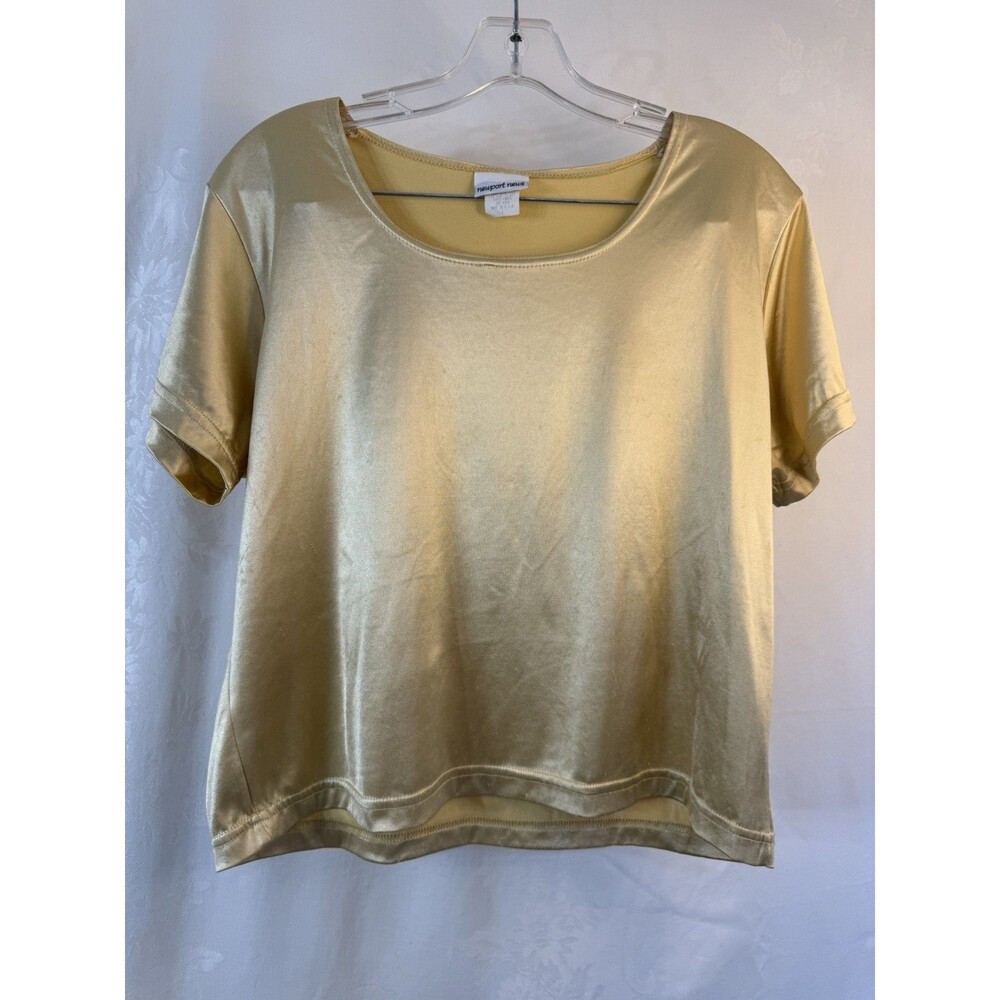Newport News Gold Vintage Top Large USA made